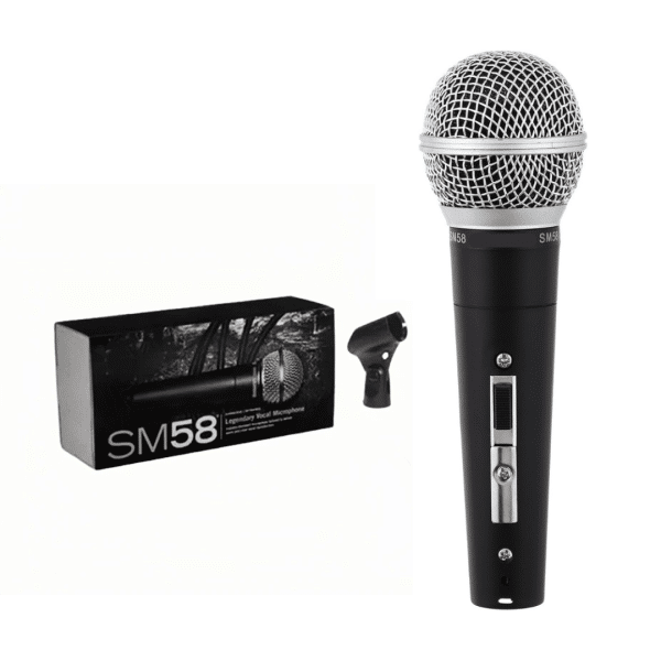 Microfono Sm58 Alambrico con Switch Karaoke Charlas Convenciones