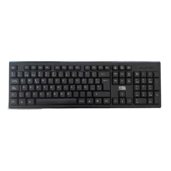 Teclado Usb Pc Laptop ANERA KB-523 Español Ergonomico