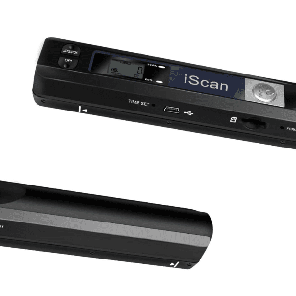 Escaner Portatil Liviano A4 Color Negro PDF JPG Soporta Micro SD 32 GB