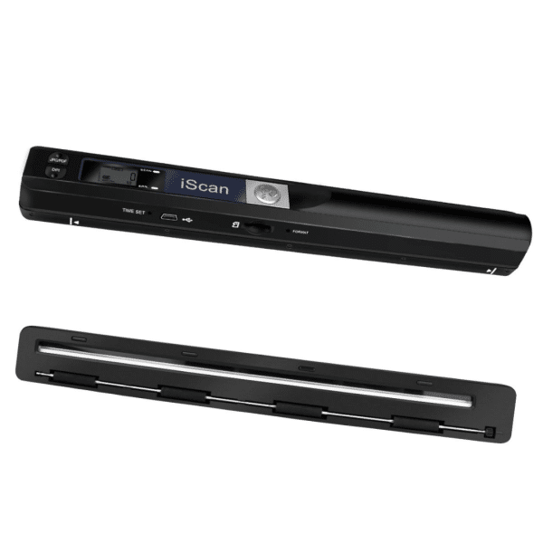 Escaner Portatil Liviano A4 Color Negro PDF JPG Soporta Micro SD 32 GB