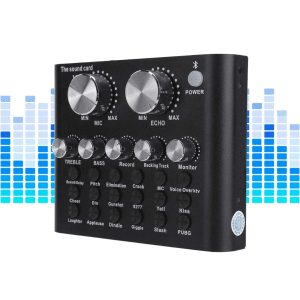 Audio Mixer Mezclador Usb Celular PC Auriculares Micrófono Cambiador Voz - Audio y Video - Ecuador