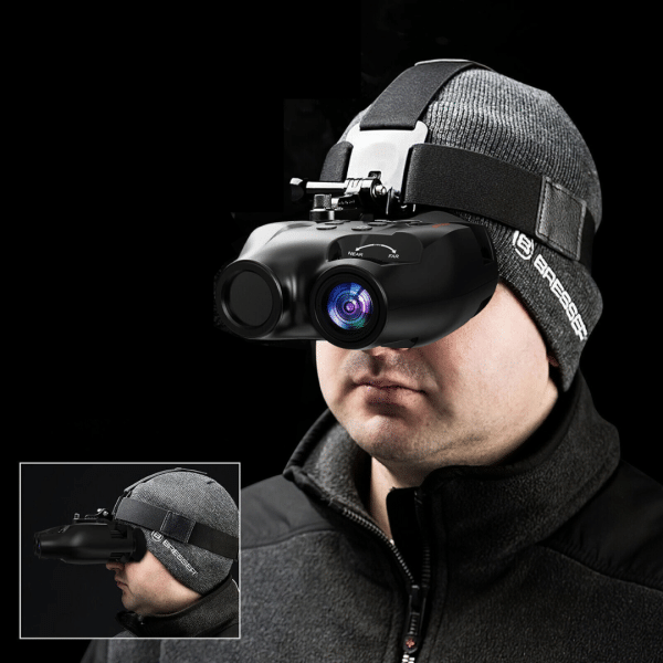 Binoculares NV8160 Visión Nocturna Gafas Montaje Cabeza 1080P HD Infrarrojo Digital Bateria Recargable