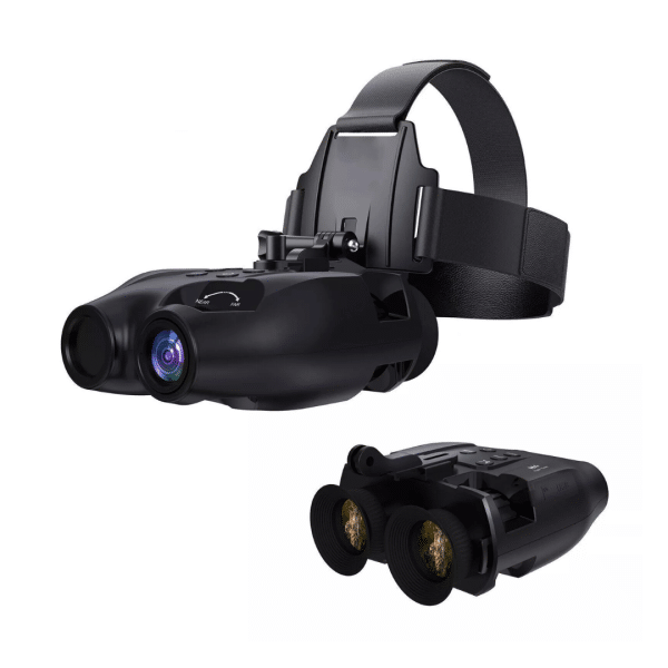 Binoculares NV8160 Visión Nocturna Gafas Montaje Cabeza 1080P HD Infrarrojo Digital Bateria Recargable