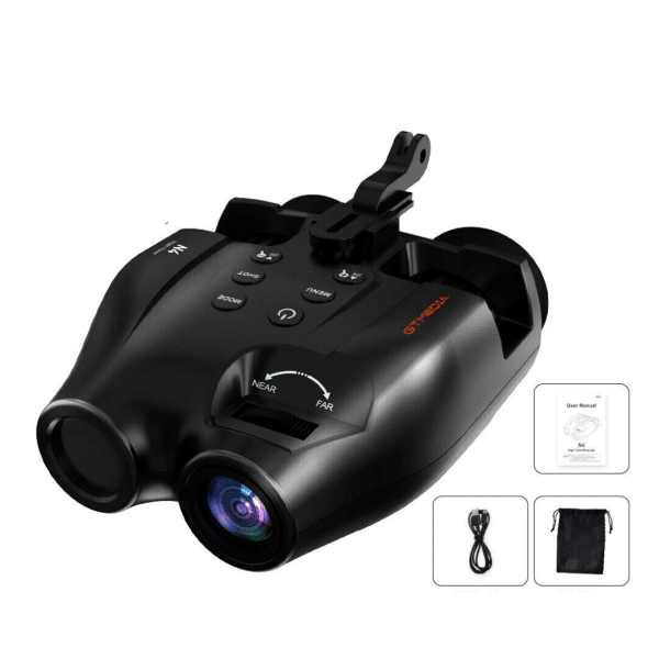 Binoculares NV8160 Visión Nocturna Gafas Montaje Cabeza 1080P HD Infrarrojo Digital Bateria Recargable