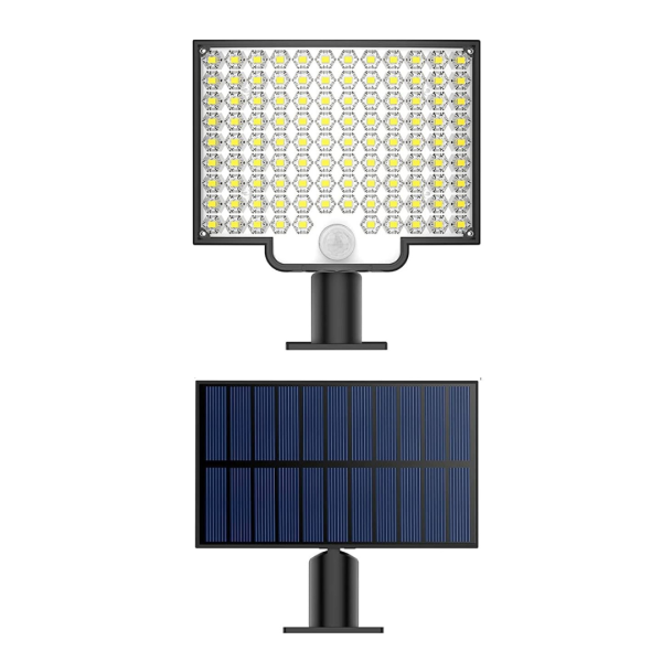 Luz Solar 106 LED Exteriores Impermeable Sensor Movimiento Reflector Control Remoto
