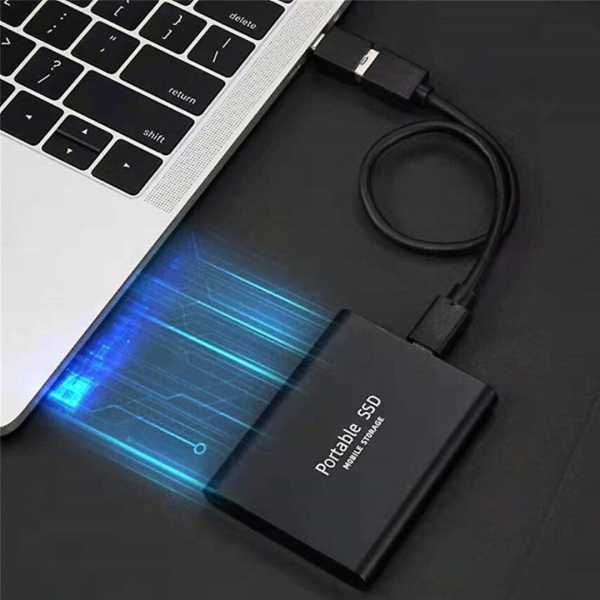 Disco Duro Portátil de 4TB Externo USB3.1 ssd Alta Velocidad Estado Sólido Portátil Mac PC