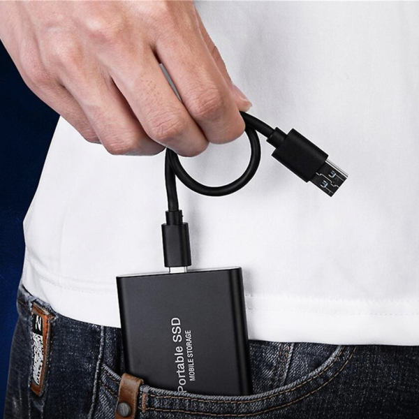 Disco Duro Portátil de 4TB Externo USB3.1 ssd Alta Velocidad Estado Sólido Portátil Mac PC
