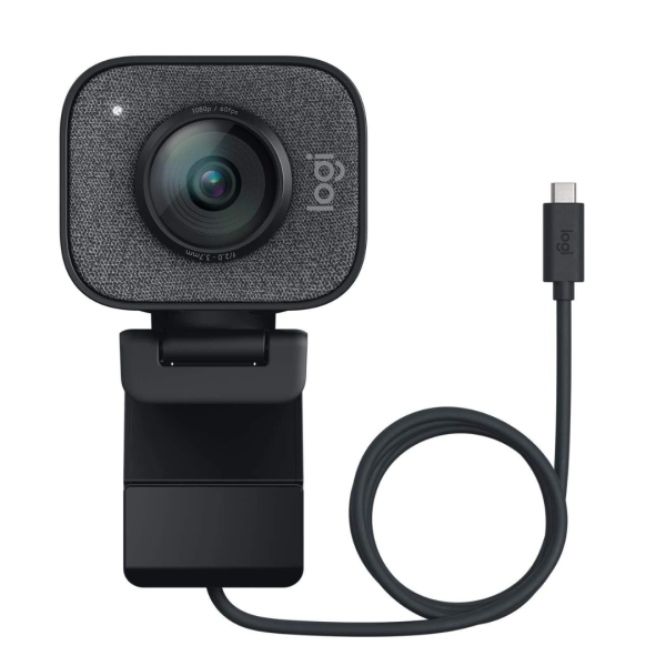 Logitech Streamcam Plus 1080p 60fps Usb-c Webcam Con Trípode