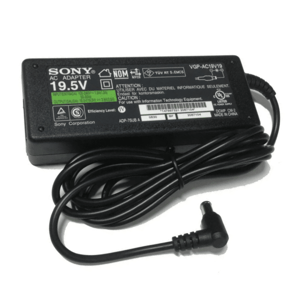 Cargador Laptop Sony Vaio 19.5v 3.9a 6.5*4.4mm