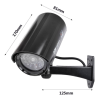 Camara De Seguridad Falsa Vigilancia Led Intermitente Simulacion Exterior
