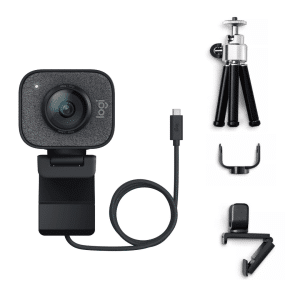 Logitech Streamcam Plus 1080p 60fps Usb-c Webcam Con Trípode - Repuestos Laptop - Ecuador