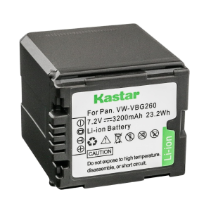 Bateria para Panasonic VW-VBG260 VW-VBG260-K VW-VBG260PPK AG HDC PV SDR VDR