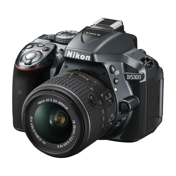 Camara fotografica Nikon D5300 con lente 18-55mm 24.2MP DX