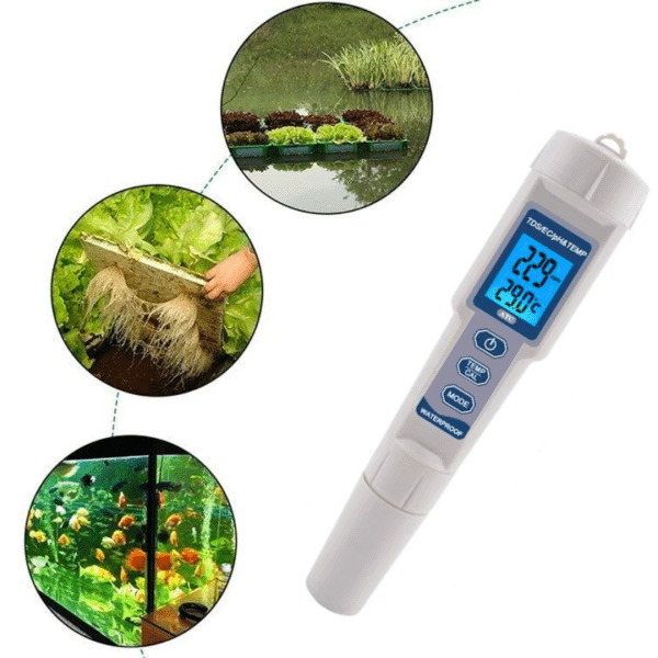 Medidor 4 En 1 Calidad Agua Multifuncion TDS EC PH TEMP