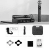 Sistema de Micrófono Inalámbrico Dual con Salto de Frecuencia UHF PHENYX PRO PTU-52-2H