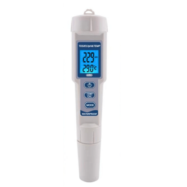 Medidor 4 En 1 Calidad Agua Multifuncion TDS EC PH TEMP