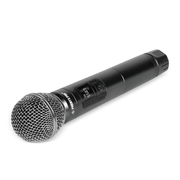 Sistema de Micrófono Inalámbrico Dual con Salto de Frecuencia UHF PHENYX PRO PTU-52-2H