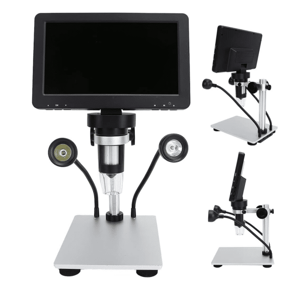 Microscopio Digital Pantalla Electronica 7" 1200x 12 mp HD 32GB