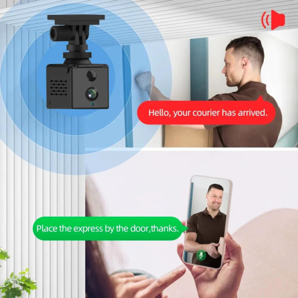 Mini Cámara Espia Tarjeta SIM 5MP 4G Batería Integrada 3000mAh Vigilancia Seguridad Grabadora