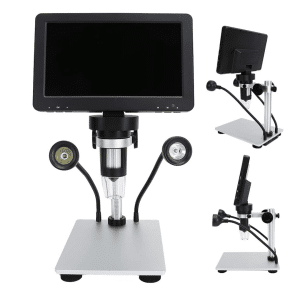 Microscopio Digital Pantalla Electronica 7″ 1200x 12 mp HD 32GB - Medicion - Ecuador