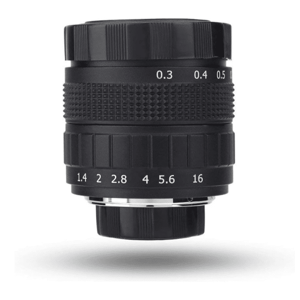 Lente Fujian 50mm F1.4 APS-C + Anillo Adaptador + 2 Anillos Macro para NIKON