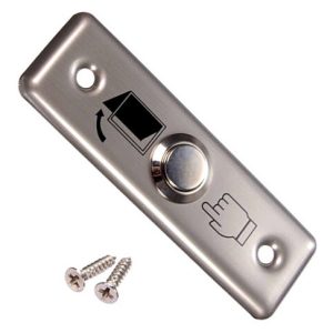 Pulsador Boton De Salida Metalico Control De Acceso