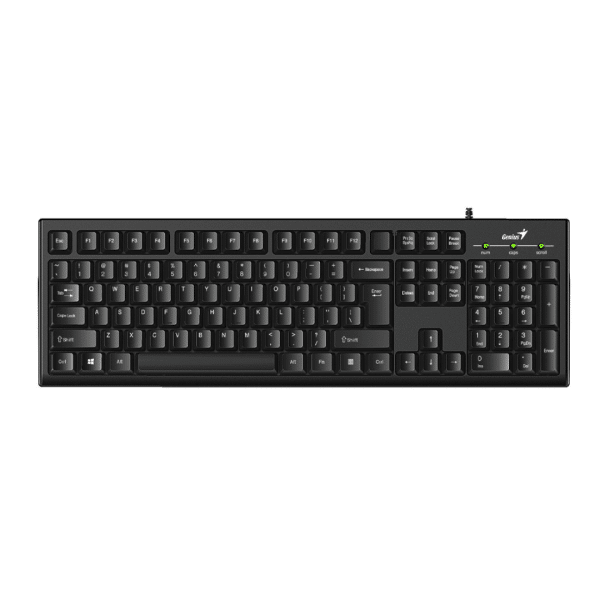 Teclado de Una Mano Genius Smart KB-100 QWERTY Español Color Negro