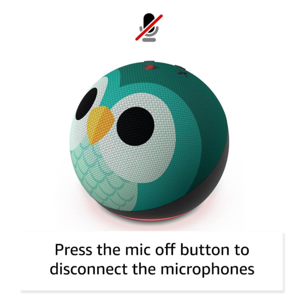 Amazon Echo Dot Echo Dot 5th Gen Kids con Asistente Virtual Alexa Color Owl 110V/240V