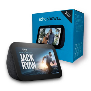 Amazon Echo Show 5 3ra Generación Lanzamiento 2023 Pantalla Inteligente con el Doble de Graves y un Sonido más Claro Carbón