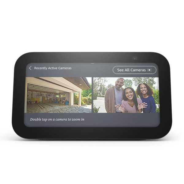 Amazon Echo Show 5 3ra Generación Lanzamiento 2023 Pantalla Inteligente con el Doble de Graves y un Sonido más Claro Carbón