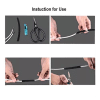 Metro de Tubo Aislante Termoencogible Protector Termofundente 2 mm Negro