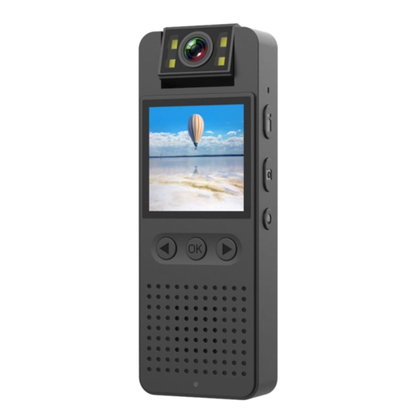 Mini Cámara de Visión Nocturna Infrarroja WIFI Pantalla LED Bodycam
