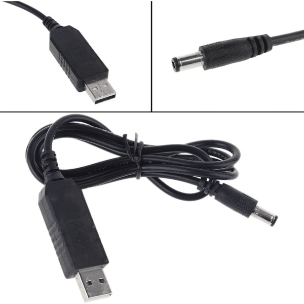 Cable Usb 5v A 12v 2a Para Router Módulo Step Up Elevador