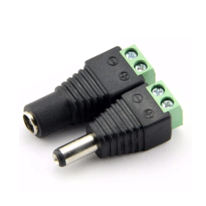 Conector De Corriente Plug Camaras Seguridad Bornera Cctv