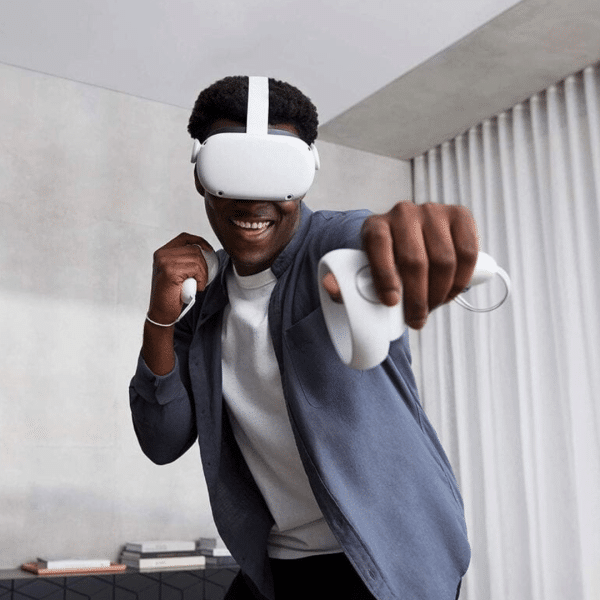 Visor de Realidad Virtual Oculus Meta Quest 2 Todo en Uno con 128 GB