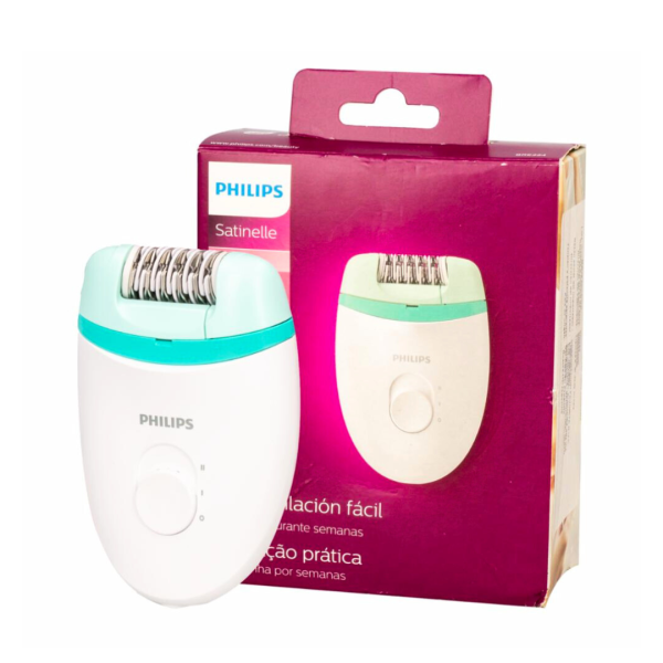 Satinelle Essential Depiladora con Cable Compacta PHILIPS BRE224