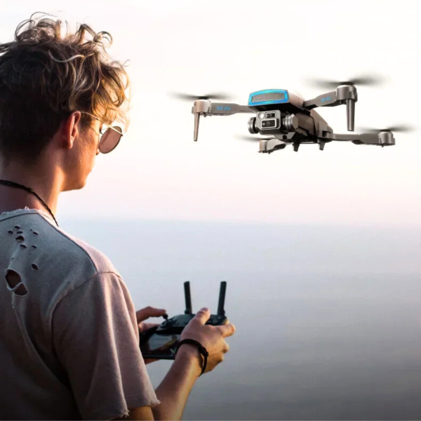 Air Dron S8 Cámara HD 8K RC WIFI FPV Distancia Evita Obstáculos Flujo Optico Dron