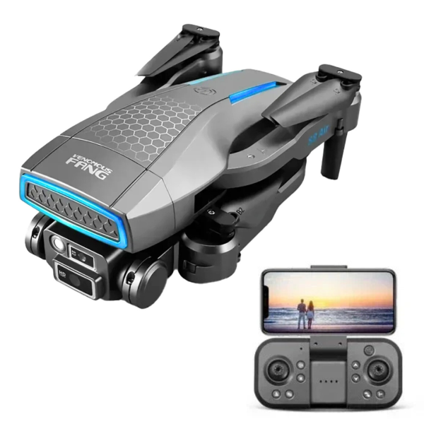 Air Dron S8 Cámara HD 8K RC WIFI FPV Distancia Evita Obstáculos Flujo Optico Dron