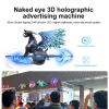 Proyector Holografico 3D WIFI LED 224 Ventilador T42 42cm Publicidad