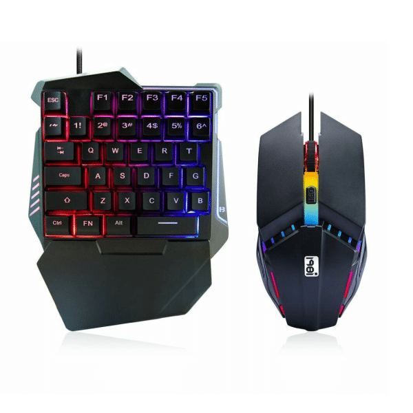 Teclado RGB Gamer de Una Mano con Mouse G506 Retroiluminado 198i