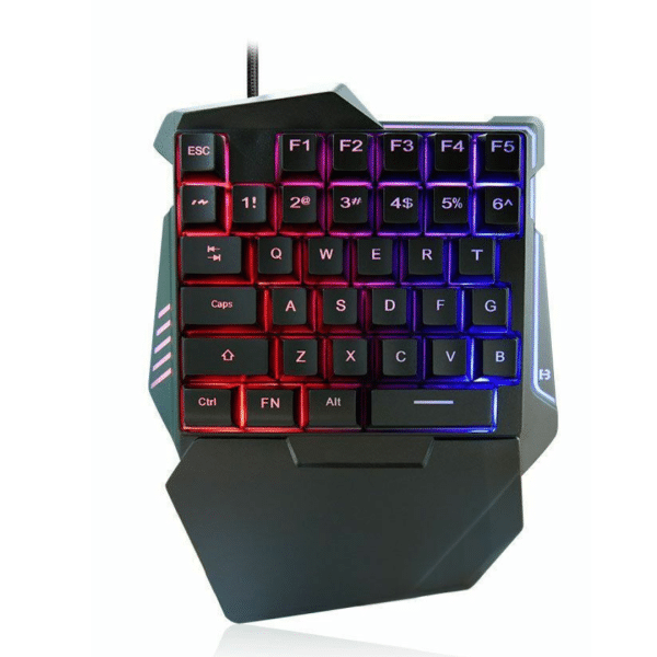 Teclado RGB Gamer de Una Mano con Mouse G506 Retroiluminado 198i