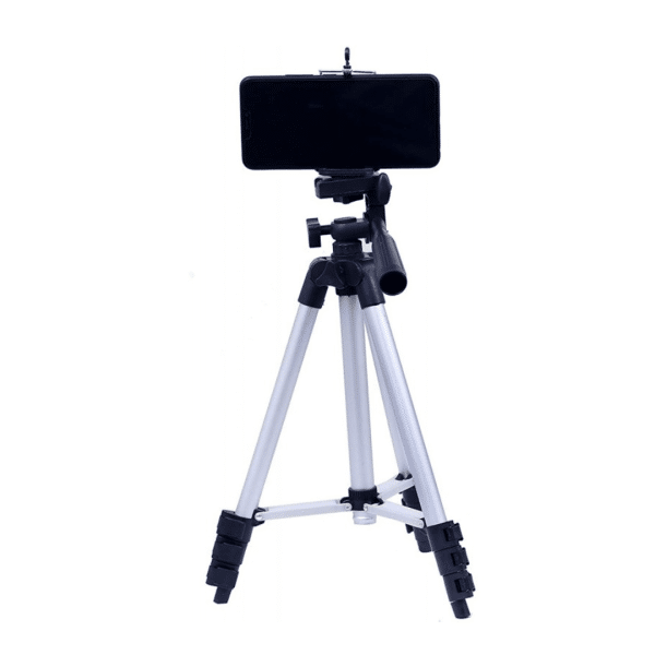 Trípode Ligero de Aluminio para Cámara y Celular 3130 1.50m con Control y Bolsa de Viaje
