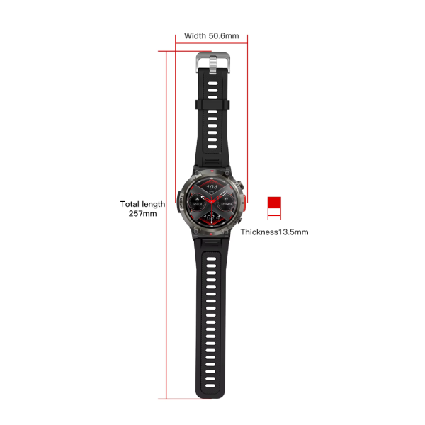 Reloj Inteligente KE3 Bluetooth Llamada Monitor de Salud Deporte Fitness Tracker S100 Smartwatch con Linterna Luz