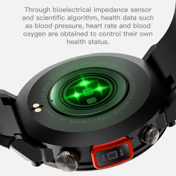 Reloj Inteligente KE3 Bluetooth Llamada Monitor de Salud Deporte Fitness Tracker S100 Smartwatch con Linterna Luz