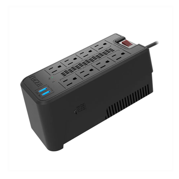 Regulador De Voltaje Automático Forza 1200va 8 Tomas 2 Usb 110V FVR-1221USB
