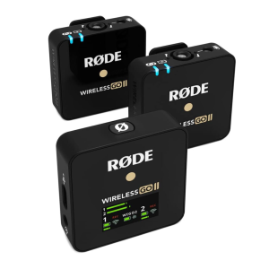 Micrófonos Rode Wireless GO II Condensador Omnidireccional Color Negro