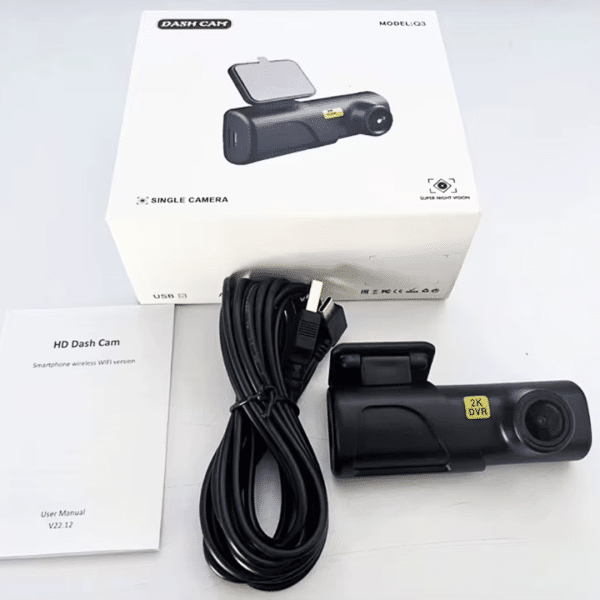 Cámara De Seguridad Inteligente Para Carro 2k 1440P Grabacion WDR WIFI