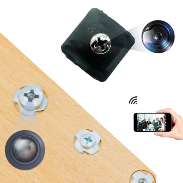 Cámara IP Inalámbrica WIFI HD 1080P Tipo Tornillo Espía Grabadora Video Pequeña
