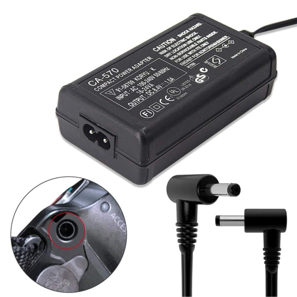 Cargador para Canon Ca-570 Compacto Dc310 Eos 5d Vixia