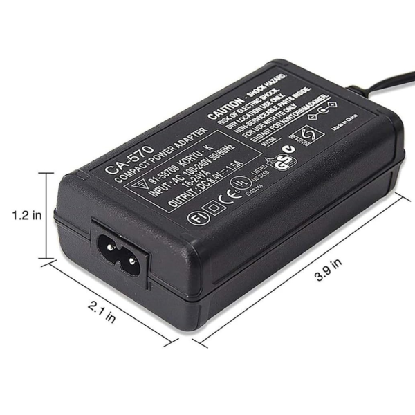 Cargador para Canon Ca-570 Compacto Dc310 Eos 5d Vixia